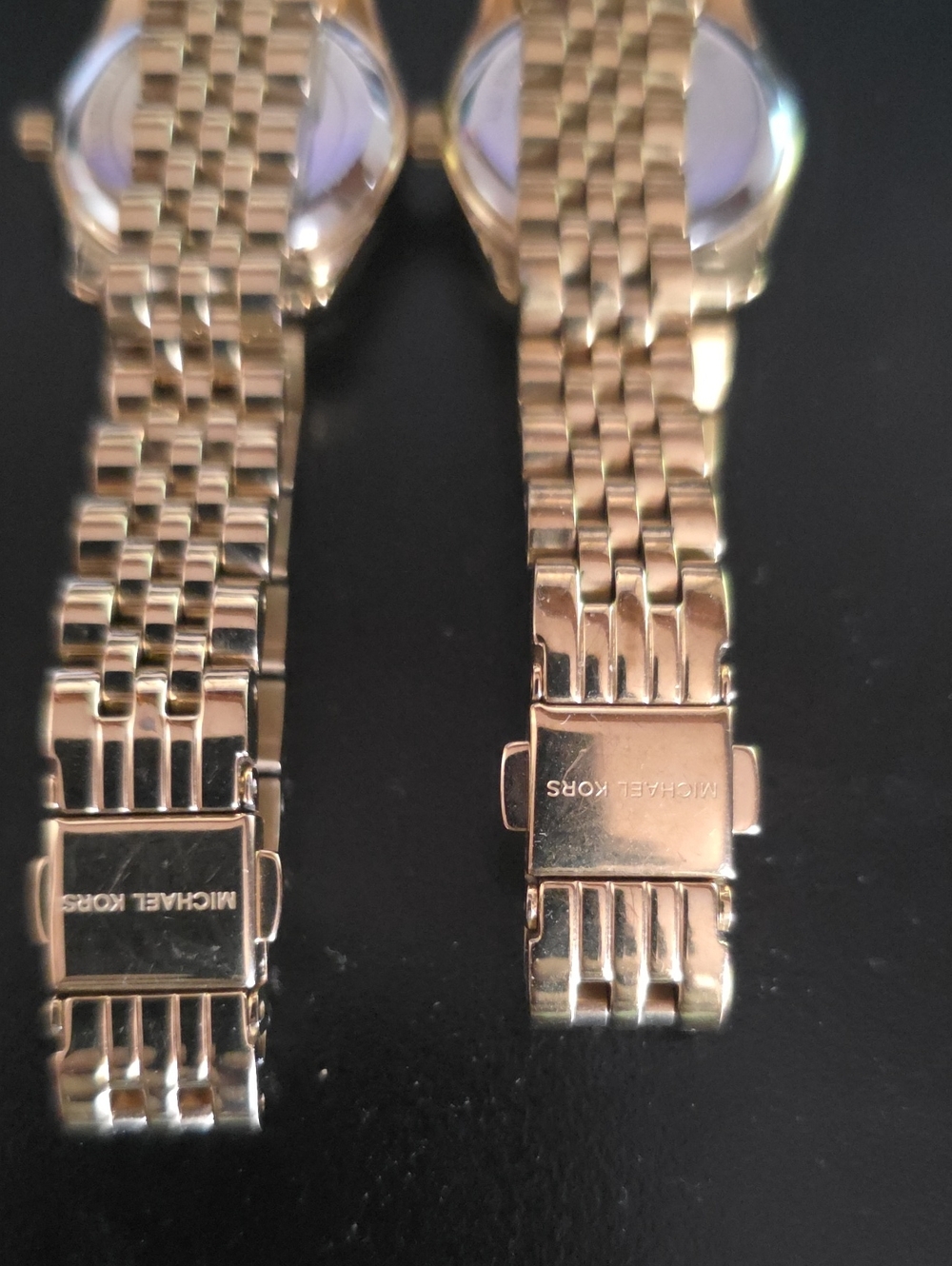 Michael Kors Gold Watches with Blue and Coral Dials Bundle!!! - Picture 4 of 5